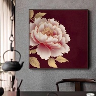 Canvas painting Wall painting Modern rose painting Living room decor painting, large size tea 70x70 