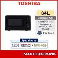 TOSHIBA 34L GRILL MICROWAVE OVEN ER-SGS34(K)MY