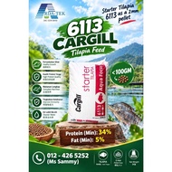 [Tilapia] Cargill 6113 x 20Kg - [2mm] - Starter tilapia stage <100gm - Protein 34% - Fat 5% - Pertum
