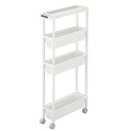 SANKA - H101X48X17CM窄身4層滑輪儲物架(232186)