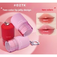 AZTK # AZTK  Two-Color Water-Double Lip Jelly Not Easy To Touch The Cup Natural Moisturizing Whiteni