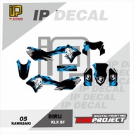 KAWASAKI KLX BF DECAL STICKER VARIATION OF GRAPHIC MOTIFS MOTORCYCLE DECAL KLX BF 05 CUSTOMkawasaki 