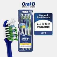 Oral-B Cross Action Indicator Toothbrush 3 Count