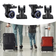 [Zxpjkyu] Universal Suitcase Wheels Swivel Casters Silent Baggage Wheel Durable Luggage Wheel Replac