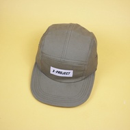 X-Project Hat / Supply Hat / Five 5 Panel Hat Original X-Project green olive authentic