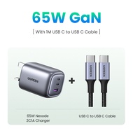 【UK PLUG】UGREEN 100W GaN Fast Charger 3C1A 4 Ports Charger 65W GaN 2C1A compatible for Samsung S26 U