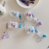 fashion clear Earphone case For QCY Crossky C30/C30S T20 HT03 HT07 T17 T8/T8s/T8pro Case soft Silico