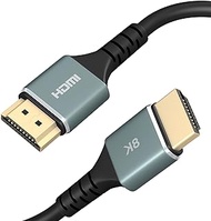 DGODRT 8K HDMI Cable 6.5FT, HDMI 2.1 Cable High Speed, Support 4K@120Hz 8K@60Hz Ultra HD HDCP eARC Dolby for Laptop, Computer, Smart TV, Nintendo Switch, Xbox, PS4, Monitor