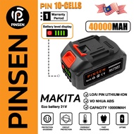 PINSEN Makita 40000mah 10cells Cordless Hammer Drill 18-21v Battery Cordless Drill Battery AAA Recha