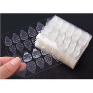 Blister of 24 nail glue pads, Blister of 24 nail stickers