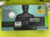 GALAX GEFORCE GTX1060 OC 6GB 冇保 新淨少用