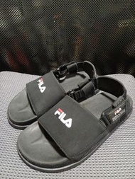 全新 FILA 黑色涼鞋 230