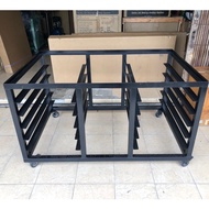 OVEN STAND 1 Deck 2 Tray 10 Slot Custom-Made Electric Gas [Prefixed] Trolley 4 Wheels