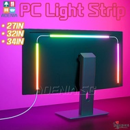 【SG】34 Inch Computer Monitor Screen Backlights Sync Light Strip LED PC Rhythm Strip Light for Gaming