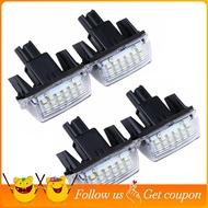 4PCS LED License Number Plate Lights Lamp for     E18 Vios   EZ Noah Proace City
