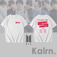 KAIRN - BTS WORLD TOUR SCHEDULE T-SHIRT BTS TSHIRT/ BTS ARMY T-SHIRT/ KPOP T-SHIRT/ FANSMERCH/