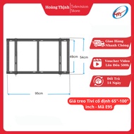 Fixed large wall-mounted TV mount - Ergotek E95 65"-100" inch - Genuine product