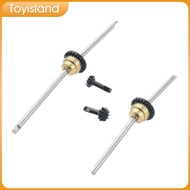 {UU61} Toyisland RC เพลาล้อหลังหน้ารถบรรทุกโลหะสำหรับ WPL D12 B14 B14K B24 B24K C14 C14K C24 C24K C3