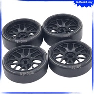 4 Pieces 1/28 Tyre Upgrade Parts Wheel Tires Rubber Tyre Set for Wltoys K969 284131 K969 K979 K989 C