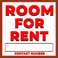 ❦ ◮ room for rent  house for rent tarpaulin signage