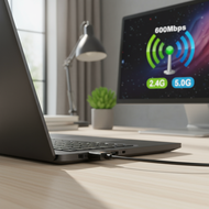 Wireless USB WiFi Adapter for Desktop and Laptop, 3070 WiFi Signal and Bluetooth Receiver