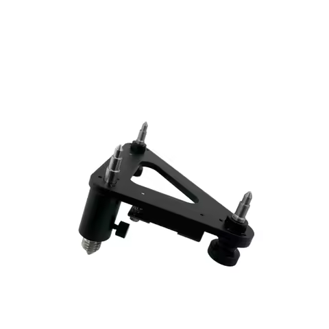 Tribrach with Swiss Adapter & 5/8 Thread Adapter Dual Tube Bubble Level for Leica for Topcon Total S