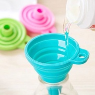 Funnel Silicone Kitchen tool liquid Dispensing oil shampoo shower gel refill prevent spill