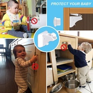 (4 LOCK + 1 KEYS) Tiramisu 5pcs 5 pcs Baby Safety Magnetic Lock Cabinet With Key Child Safety Locks 