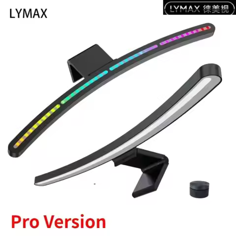 Youpin LYMAX Computer Monitor Table Lamp Curved Screen Desk Lamp Dimming Eye-Care Sound-sensitive Mu