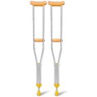 【TikTok】#925Aluminum Alloy Walking Stick Underarm Crutches Disabled Crutches Adjustable Elderly Fracture Thickened Doubl