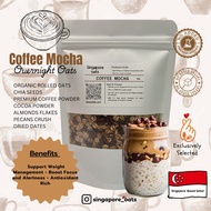 Premix Overnight Oats 80g (COFFEE MOCHA) Healthy Breakfast Oats Healthy Lifestyle