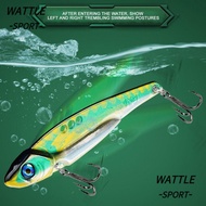 WATTLE 1Pcs Hard Squid Bait,  Eyes 5g 15g  Fishing Lure, Durable Sinking Lifelike Metal Artificial B