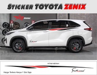 Sticker toyota zenix 2023 aksesoris toyota zenix 2023