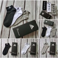5 pairs male femalesports socks men and women all-match breathable 100% cotton socks