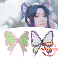 Ghost Slayer Cos Hairclips Kochou Shinobu Hairdress Ghost Cosplay Slayer Accessories Clothing U7u7