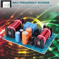 150W Speaker Treble Alto  Audio Frequency Divider 3 Way Crossover Filter for 4-11 Inch Bookshelf Spe