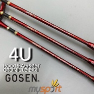 Gosen Roots AERMET CHRONICLE EX-ll Racket Badminton 100% Original