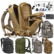 25L/45L Military Tactical Backpack For Men Waterproof Hiking Camping Hunting 3D