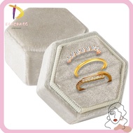 DIACHASG 3 Slots, Velvet Jewelry Ring Box, Proposal Box Women