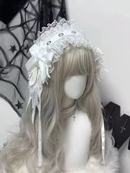 1Gangster Inn Original Lolita Wings Headband Gothic Dark Angel Headwear Hair Accessories