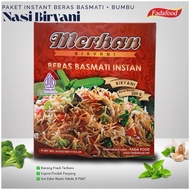 MERHAN BIRYANI 500gr Instant Basmati Rice Package Briani Practical Instant Rice Plus Seasoning