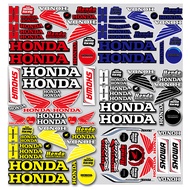 Reflective Motorcycle Motocross Decals Accessories Decorate Waterproof Universal Sticker 20X29CM For