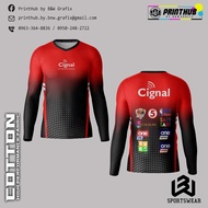 Cignal Play Sublime Boutique Long Sleeve Outdoor Sports Neutral T-shirt, Size S-3XL, Free Customized