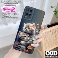 Oppo A54 Case - Oppo A54 Softcase - Fashion Cat Case - Oppo A54 Case - Pro Camera Softcase - Tpu - O