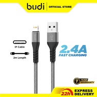 Budi Fast Charging USB Cable For Iphone (2M)