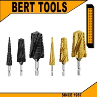 BERT🇲🇾｜ HSS Step Drill Bit 4-14mm 4-20mm 14-24mm 24-32mm for DIY Plastic Wood Metal