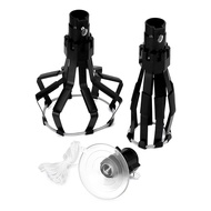 HAPPY TIME-Light Bulb Changer Kit - 3 Piece Set for High Ceiling Incandescent Bulbs with Standard Fl