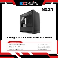 NZXT H3 Flow Micro ATX Black Casing