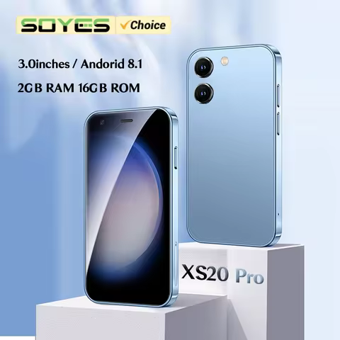 SOYES XS20 Pro 3.0" Small Phone 2GB RAM 16GB ROM Android8.1 Dual SIM Standby With Play Store BT Wifi