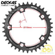 Đĩa rời nhôm xe đạp cho Fixed gear Single Speed 110BCD 130BCD DECKAS